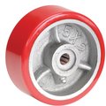 Casters, Wheels & Industrial Handling 5 x 2 Polyurethane Wheel, 5/8 Axle CW-520-PS 5/8